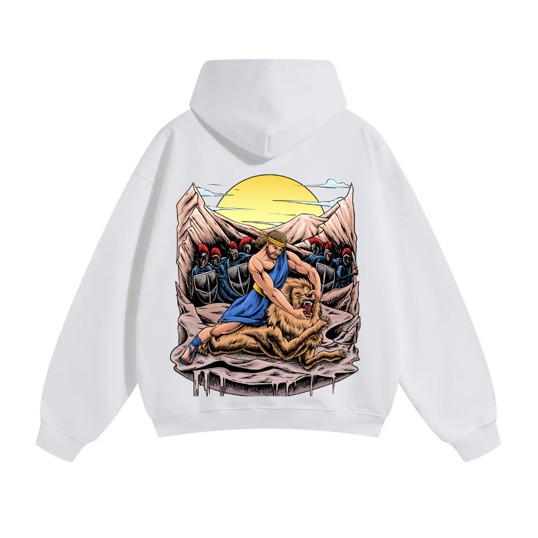 Samson And The Lion Hoodie