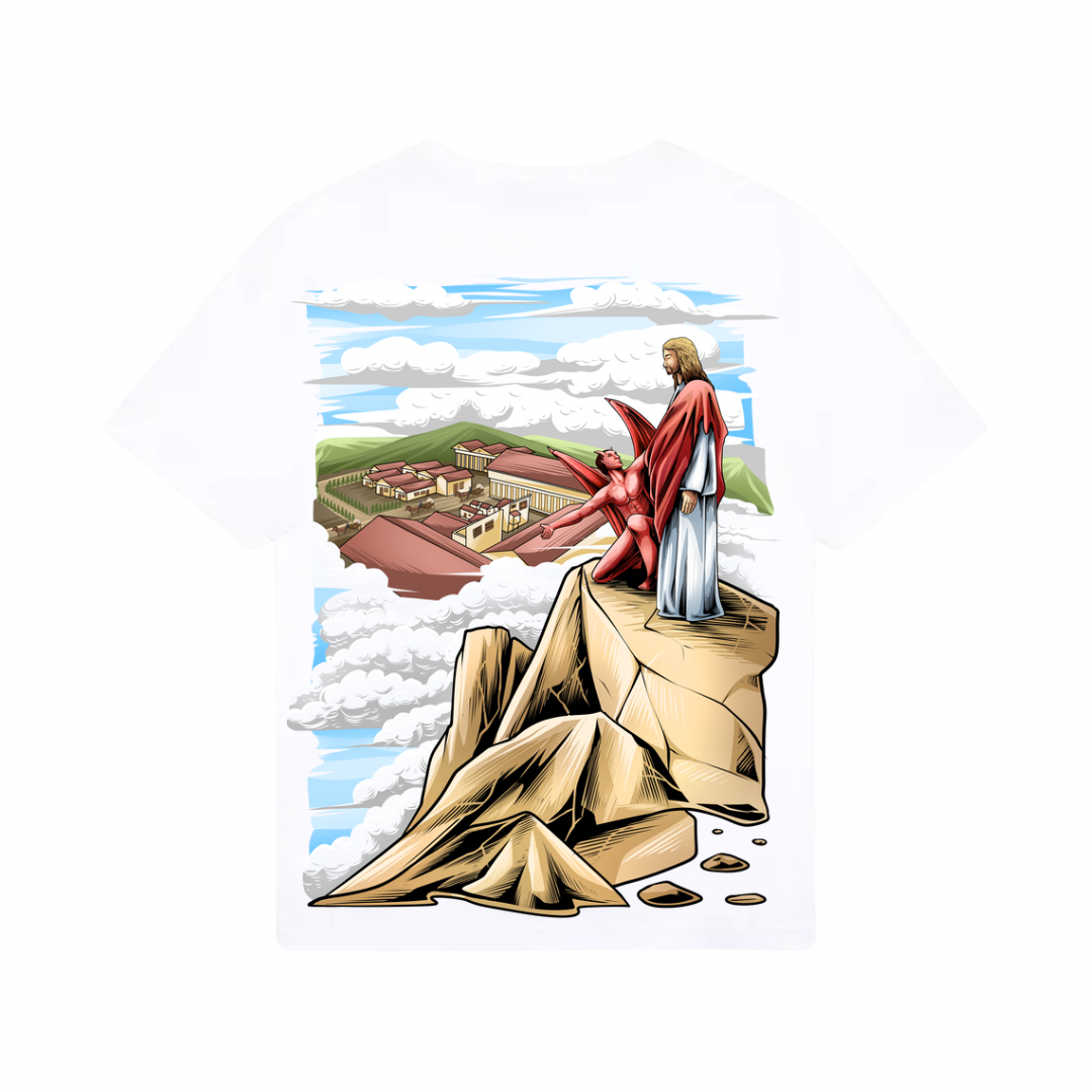 Devil Tempting Jesus Christ T-Shirt