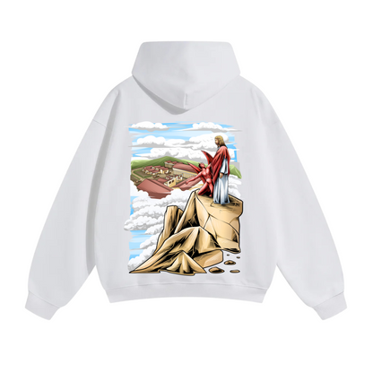 Devil Tempting Jesus Christ Hoodie